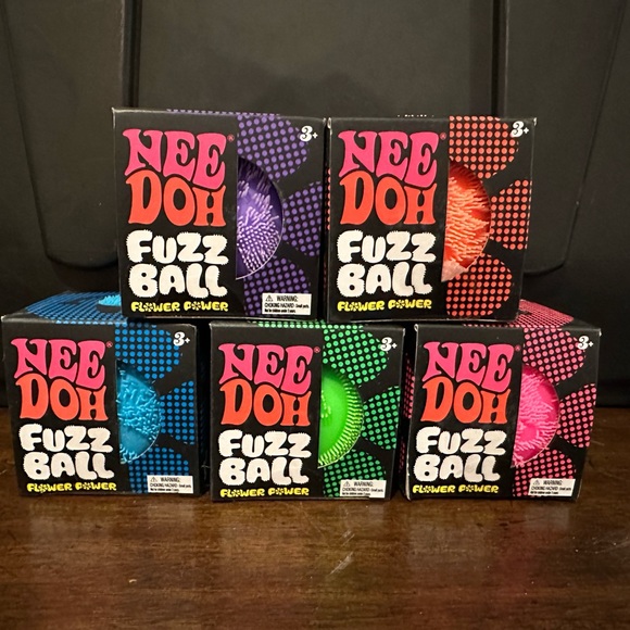 Schylling Other - Needoh Fuzz Ball Flower Power. “The Velvet Squeeze!”